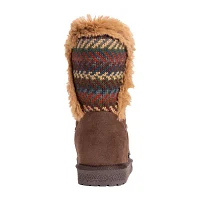 Muk Luks Womens Carey Flat Heel Booties