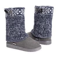 Muk Luks Womens Cheryl Flat Heel Winter Boots