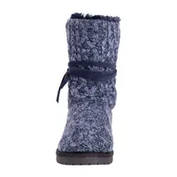Muk Luks Womens Clementine Flat Heel Winter Boots