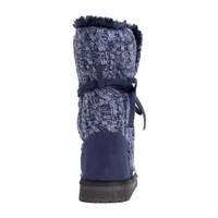 Muk Luks Womens Clementine Flat Heel Winter Boots