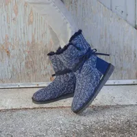 Muk Luks Womens Clementine Flat Heel Winter Boots