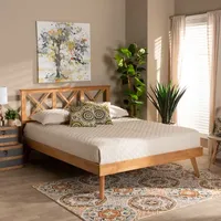 Galvin Wooden Platform Bed