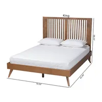 Takeo Wooden Platform Bed