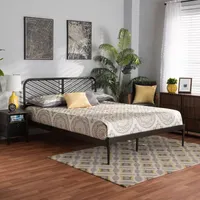 Dora Metal Headboard and Footboard Platform Bed