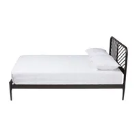 Dora Metal Headboard and Footboard Platform Bed