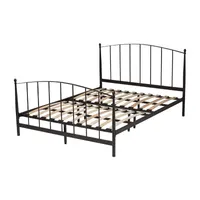 Lana Metal Headboard and Footboard Platform Bed