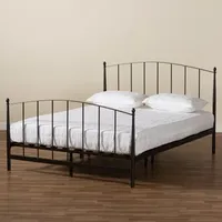 Lana Metal Headboard and Footboard Platform Bed