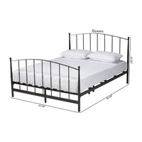 Lana Metal Headboard and Footboard Platform Bed