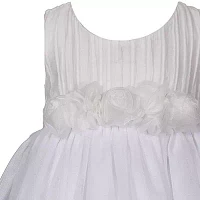 Bonnie Jean Baby Girls Sleeveless Flower Girl Fit + Flare Dress