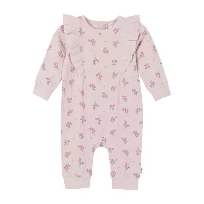 Gerber Baby Girls Long Sleeve Jumpsuit