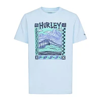 Hurley Big Boys Crew Neck Short Sleeve Graphic T-Shirt