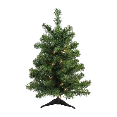 Northlight Pre Lit Canadian Pine 2 Foot Pre-Lit Pine Christmas Tree