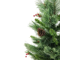 Northlight Mixed Cashmere Berry Unlit 2 Foot Pine Christmas Tree