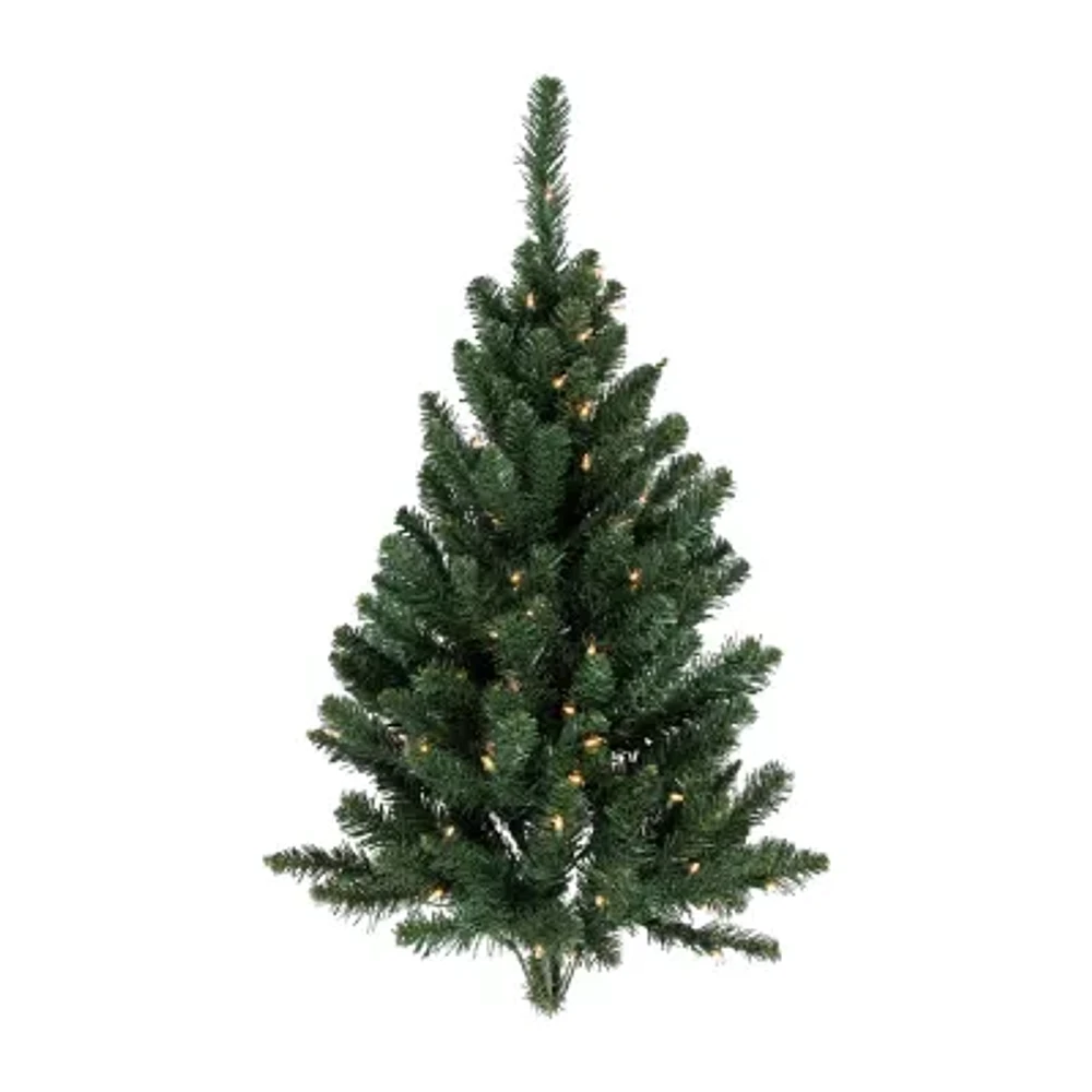 Northlight Buffalo Fir With Clear Lights 3 Foot Pre-Lit Christmas Tree