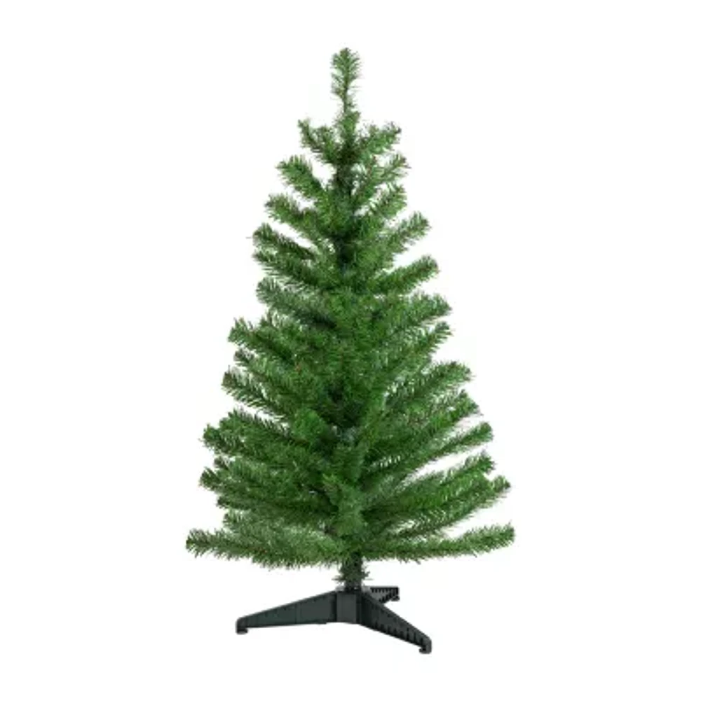 Northlight Two-Tone Balsam Fir Unlit 3 Foot Fir Christmas Tree