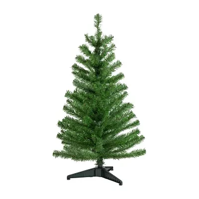 Northlight Two-Tone Balsam Fir Unlit 3 Foot Fir Christmas Tree