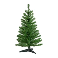 Northlight Two-Tone Balsam Fir Unlit 3 Foot Fir Christmas Tree