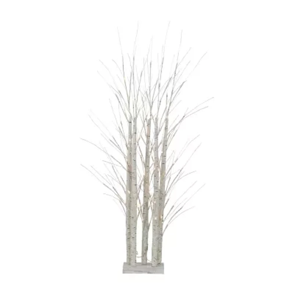 Northlight Led Lighted White Birch 4 Foot Pre-Lit Birch Christmas Tree