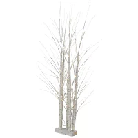 Northlight Led Lighted White Birch 4 Foot Pre-Lit Birch Christmas Tree