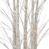 Northlight Led Lighted White Birch 4 Foot Pre-Lit Birch Christmas Tree