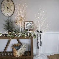 Northlight Warm White Led Lighted Birch 4 Foot Pre-Lit Birch Christmas Tree