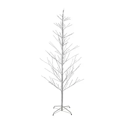 Northlight White Birch With White Lights 6 Foot Pre-Lit Birch Christmas Tree