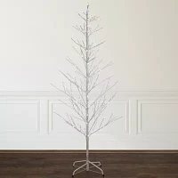 Northlight White Birch With White Lights 6 Foot Pre-Lit Birch Christmas Tree