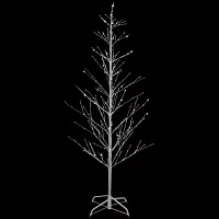 Northlight White Birch With White Lights 6 Foot Pre-Lit Birch Christmas Tree