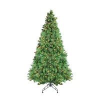 Northlight Canterbury Spruce With Dewdrops 7 1/2 Foot Pre-Lit Pine Christmas Tree