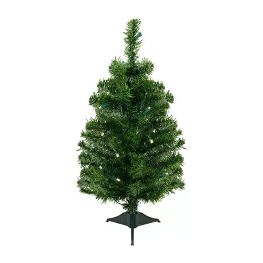 Northlight Medium Mixed Classic  White Led Lights 2 Foot Pre-Lit Pine Christmas Tree