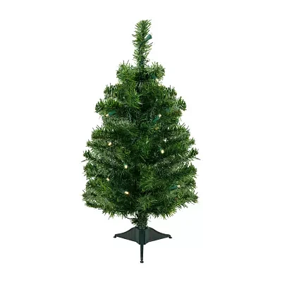 Northlight Medium Mixed Classic  White Led Lights 2 Foot Pre-Lit Pine Christmas Tree