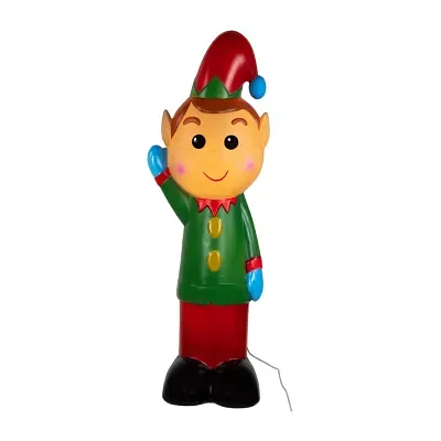 Northlight Blow Mold Elf Christmas Yard Art