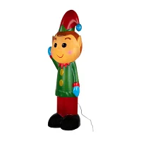 Northlight Blow Mold Elf Christmas Yard Art