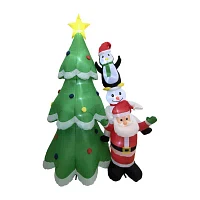 Northlight Santa Snowman And Penguin Outdoor Christmas Yard Art