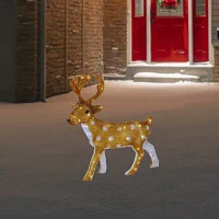 Northlight Commercial Mini Reindeer Christmas Yard Art