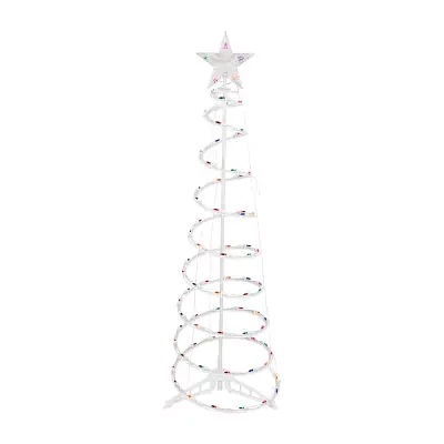 Northlight Multi Lighted Spiral Christmas Yard Art