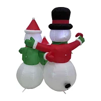 Northlight Snowman Family Christmas Inflatable