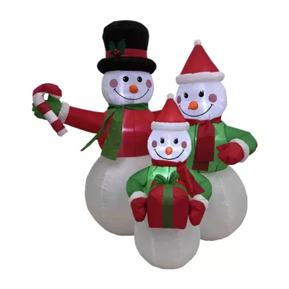 Northlight Snowman Family Christmas Inflatable