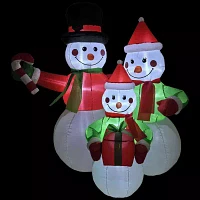 Northlight Snowman Family Christmas Inflatable