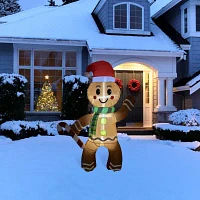 Northlight Gingerbread Man Christmas Inflatable