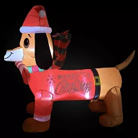 Northlight Dachshund Christmas Outdoor Inflatable