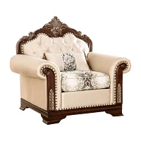 Dulupen Tufted Nailhead Trim Wingback Chair