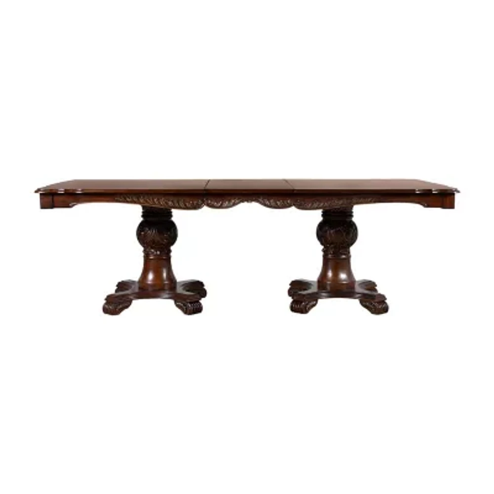 Auxun Rectangular Wood-Top Dining Table