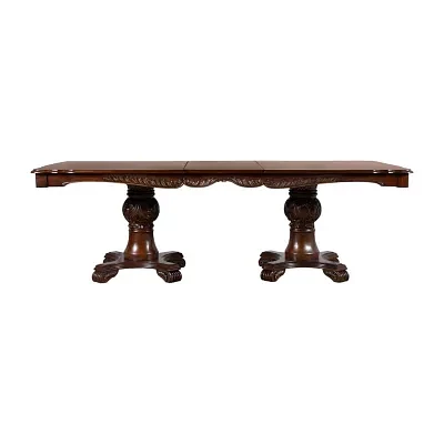 Auxun Rectangular Wood-Top Dining Table