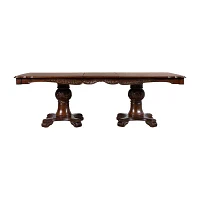 Auxun Rectangular Wood-Top Dining Table