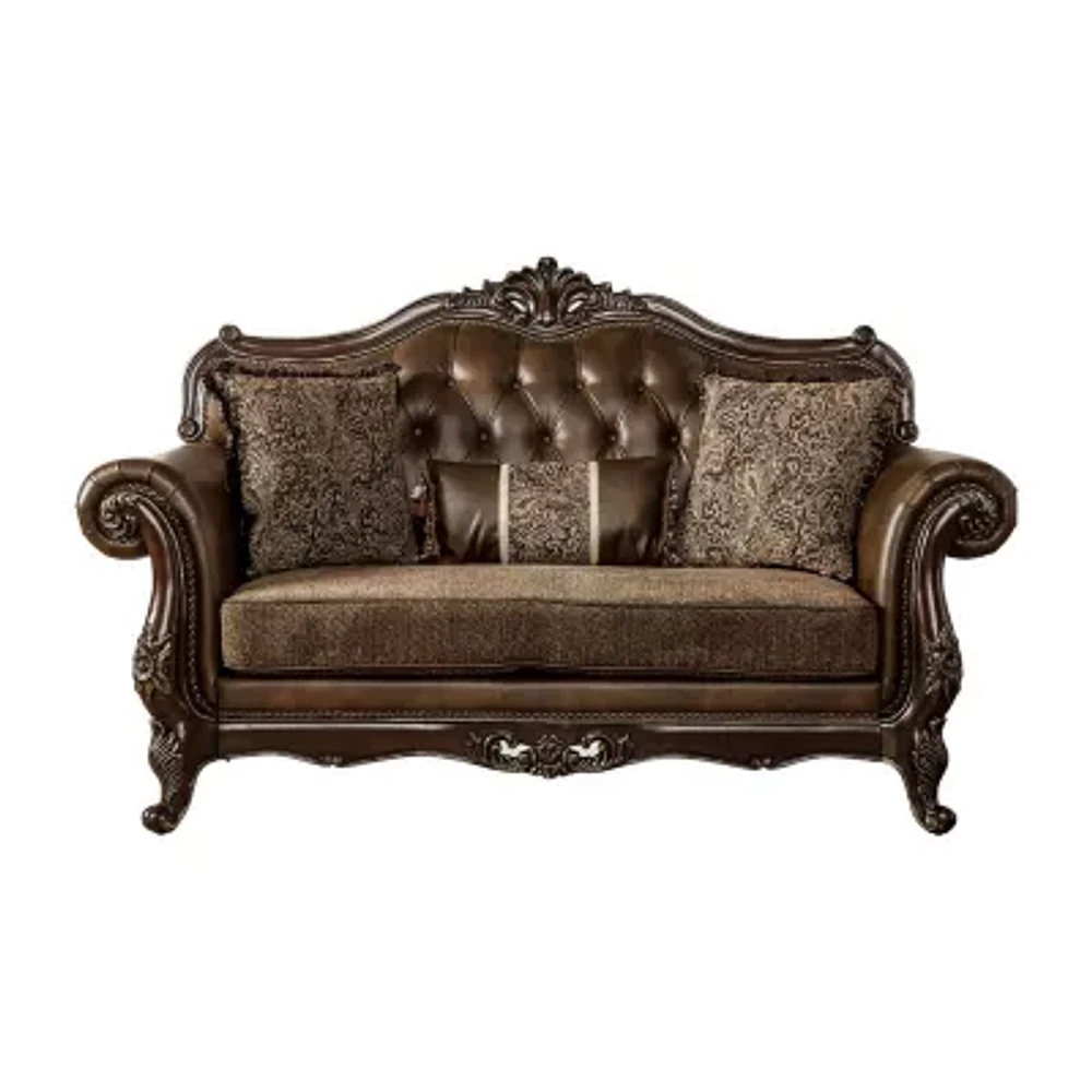 Somina Roll-Arm Upholstered Loveseat