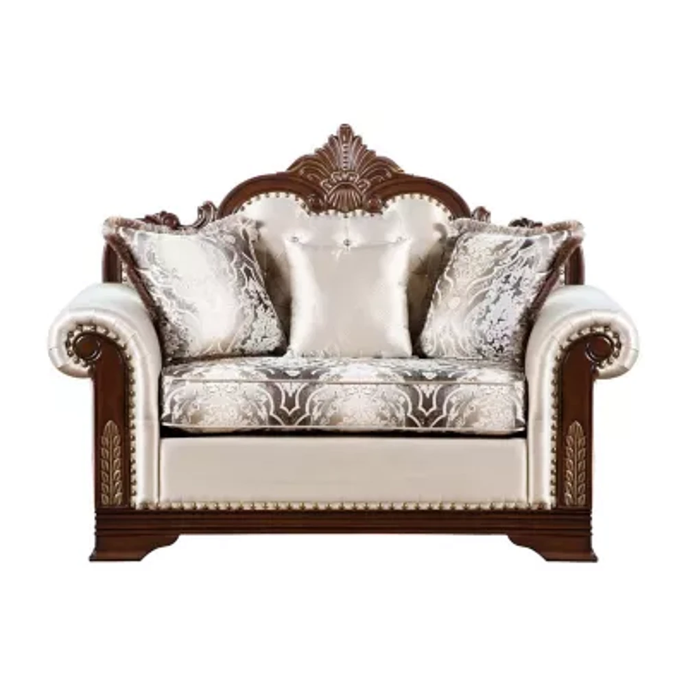 Dulupen Roll-Arm Upholstered Loveseat