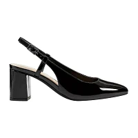 Unisa Womens Hayney Pointed Toe Block Heel Pumps