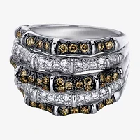 Le Vian® Grand Sample Sale™ 1 1/4 CT. T.W Vanilla Diamonds® & Chocolate Diamonds® set in 14K Vanilla Gold® Chocolatier® Ring