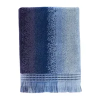 Saturday Knight Batik Blues Eckhart Stripe Bath Towel